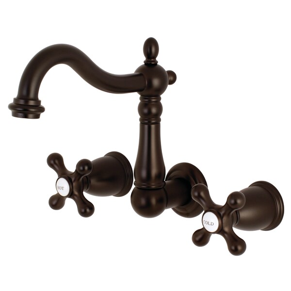 Heritage KS1255AX 8-Inch Center Wall Mount Bathroom Faucet KS1255AX - main